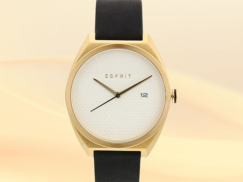 Đồng hồ Esprit ES1G056L0025 có phong cách tối giản hiện đại, được trang bị ô lịch ngày tiện lợi